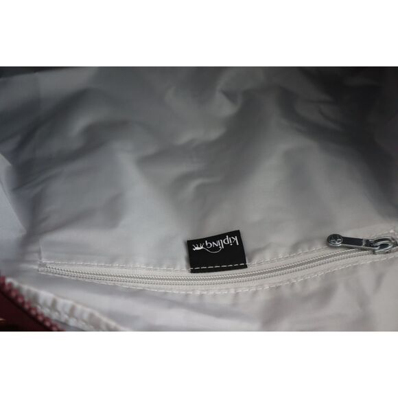 Kipling K15387-6JH WMN's Lg. Merlot/Red Eugina Crossbody Satchel Travel Bag - Picture 4 of 16